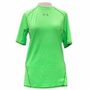 Under Armour short sleeve Compression shirt large green/black